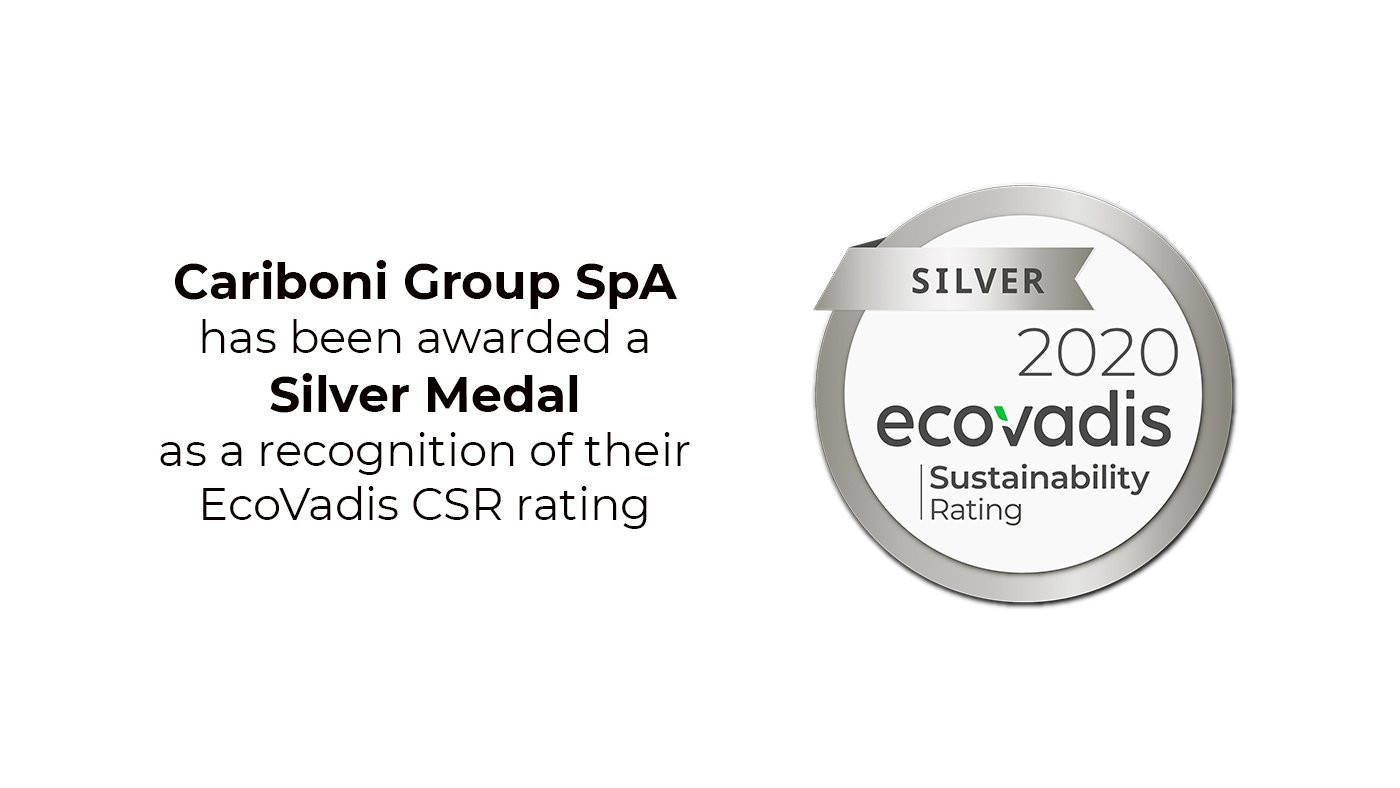 Cariboni Group has been awarded a Silver Medal by EcoVadis