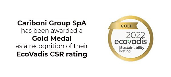Cariboni Group obtiene la Medalla de Oro EcoVadis 2022