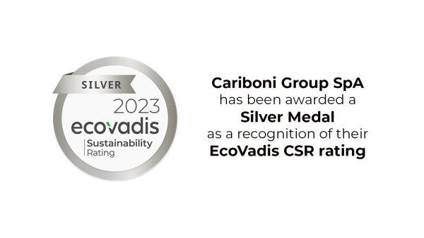 Cariboni Group erhält die Silbermedaille EcoVadis, 2023